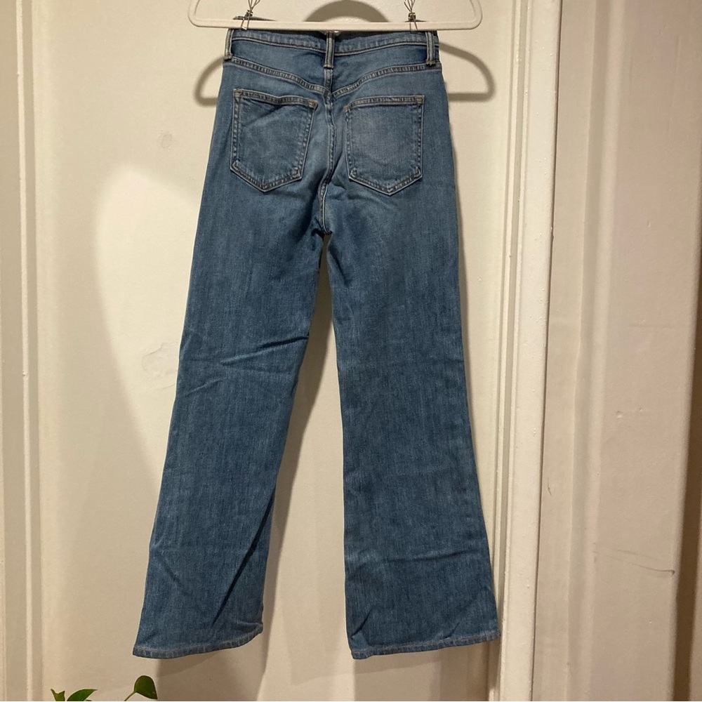 Vince Blue High-Rise Wide Leg Jeans - Picture 7 of 13
